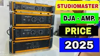 Studiomaster Dja Series Amplifier New Price List 2025 | Dja-8004 New Launch 🔥 | Dj Rock