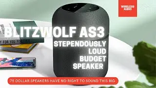 BlitzWolf AS3 Bluetooth speaker (warning: very loud)