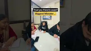 Never Trust Your Friend in Exam 😂 | Student Life Comedy