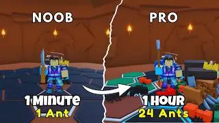 Прошёл путь от нуба до профессионала всего за 1 час в Ants Empire | ROBLOX | ANTS EMPIRE
