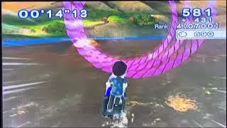 Go vacation Wii Marine bike tricks Ride & tricks and got a sliver key and got a present