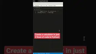 create calculator using python 🤯