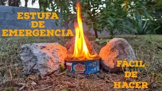 Como hacer una estufa de emergencia #camping #outdoors