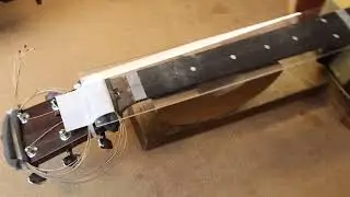 Checking neck angle and straightness for neck reset on Taylor 710