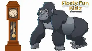 Hickory Dickory Dock Gorilla-Preschool Songs for Circle Time