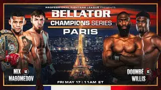 Bellator Champions Series: Paris Live | Mix vs Magomedov | Doumbe vs Willis Fight Watch Along