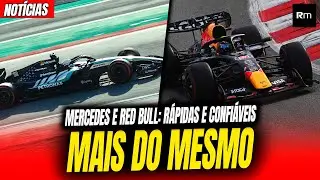 RED BULL E MERCEDES SEM PROBLEMAS ATÉ MOMENTO NOS TESTES DE PRÉ TEMPORADA EM BARCELONA #f1