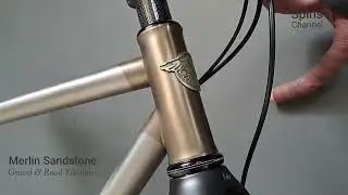 MERLIN SANDSTONE The Best Titanium Gravel - Sepeda Gravel Serba Bisa di segala Medan !