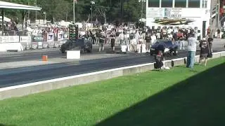 ERL Performance vs Camaro in drag radial class at LS Fest 2012