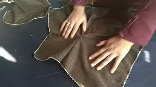 stitching of simple kashmiri pheran