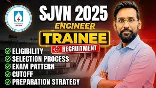 SJVN Recruitment 2025 | Engineer Trainee Notification, Syllabus | Infinity Zone #infinityzone #gate 