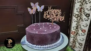 ✨ Stunning Purple Glitter Birthday Cake! 🎂💜 | Satisfying Cake Decorating