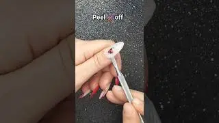 peel off nails #peeloff #nails #nailpeeloff #nailextension #youtubeshorts