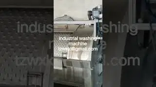 SEMI-automatic industrial washing machine