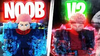 Going From NOOB To BLACK BOLT V2 YUJI ITADORI In Roblox Universal Piece