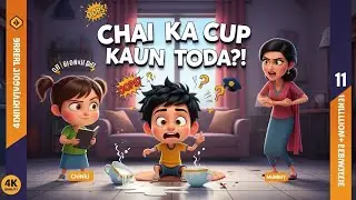 Mummy Ka Gussa Aur Chintu Ka Sach! | Full Comedy Story#animation