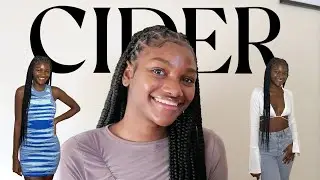 CIDER TRY ON CLOTHING HAUL | is Cider worth it?