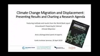 Groundswell Report--Seminar on Climate and Migration