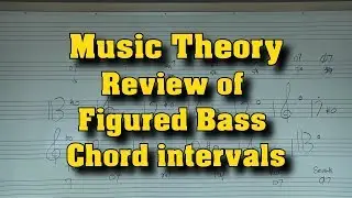 Figured Bass and Intervals