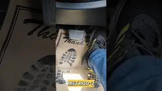 foot position in automatic car! #shorts #car #driving #tips