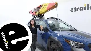 etrailer | Test Fitting the Kuat Class 4 V2 Kayak Roof Rack - 2024 Subaru Outback Wagon