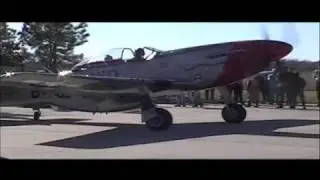 P51 Mustang Miracle Maker and B25 Mitchell at Tulsa Hangar Dance Weekend