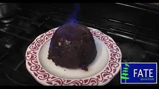 Fate Low Protein Flaming Christmas Pudding with Brandy Butter