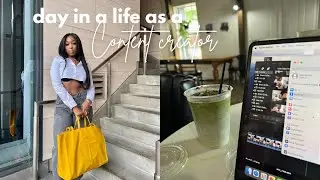 DAY IN A LIFE AS A FULL TIME CONTENT CREATOR AND ATL LASH TECH ☆ | FT. ULA HAIR