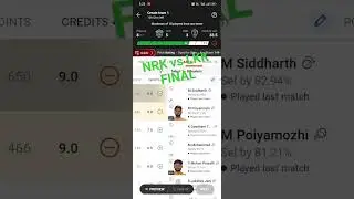 NRK vs LKK#tnpl#final#make team win money#