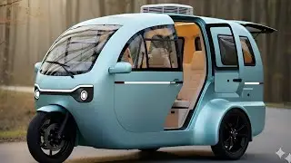 Представлен электрический трехколесный кемпер 2026 года 🚐⚡ Самая умная альтернатива жизни в микро...