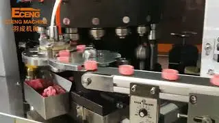 18 Cavitie Rotational Hydraulic Press Bottle Cap Making Machine / Fully Auto Cap Compression Machine