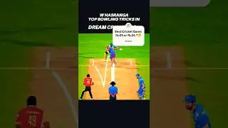 W HASRANGA 🔥 TOP Spin Bowling Tricks In Dream Cricket 25 #shorts #dreamcricket #viral #dc25
