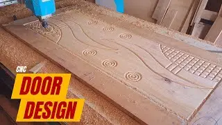 🏡 Современный дизайн деревянной двери ⚡ Магия ЧПУ-фрезерного станка ✨
