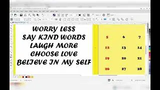 How to Create Table Calendar Design | Mockup 2025 Table Calendar | Coreldraw #freepik #shutterstock
