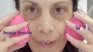 Beauty blender & W7
