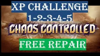 War Commander- [ CHAOS CONTROLLED ] - XP CHALLENGE 1-2-3-4-5/ EASY/ FREE REPAIR