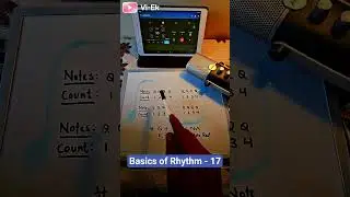 Tapping with Metronome | Basics of Rhythm Part 17 #Shorts#learnmusic #metronome