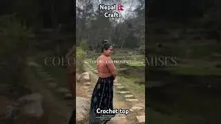 #Nepal 🇳🇵#craft ##needlecraft #crochet #top 💙🙃✨️@craft_art_shivabhakti_sister