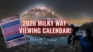 ✨ 2026 MILKY WAY CALENDAR - Best Milky Way planner tool! 🚀