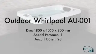 Outdoor Whirlpool / Aussenwhirlpool Modell AU-001