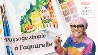 Tuto paysage simple à l'aquarelle