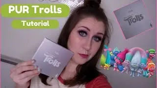 SPRING MAKE UP TUTORIAL | Pur Cosmetics Trolls palette