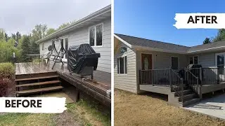 Watch us build this beautiful new addition 🤩 #construction #addition #remodel #beforeandafter 