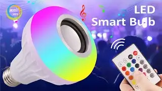 Indoor app control dimmable smart music bulb light  with remote control