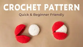 Quick Crochet Mini Cheese Tutorial | Babybel-Inspired Amigurumi
