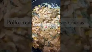 Pollo con rajas poblanas  #recetasfacilesyrapidas #recetas #receta #canaldecocina #comidamexicana