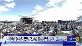 Several hundred Iron Blossom concertgoers treated for heat-related illnesses