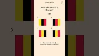 Find the Real Flag 3 &bull; Belgium #flag #quiz