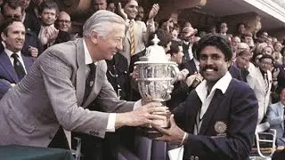 INDIA VS WEST INDIES 1983 WORLD CUP MATCH FINAL .