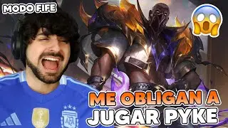 MI CHAT me OBLIG&Oacute; a JUGAR PYKE por PRIMERA VEZ y PASO ESTO